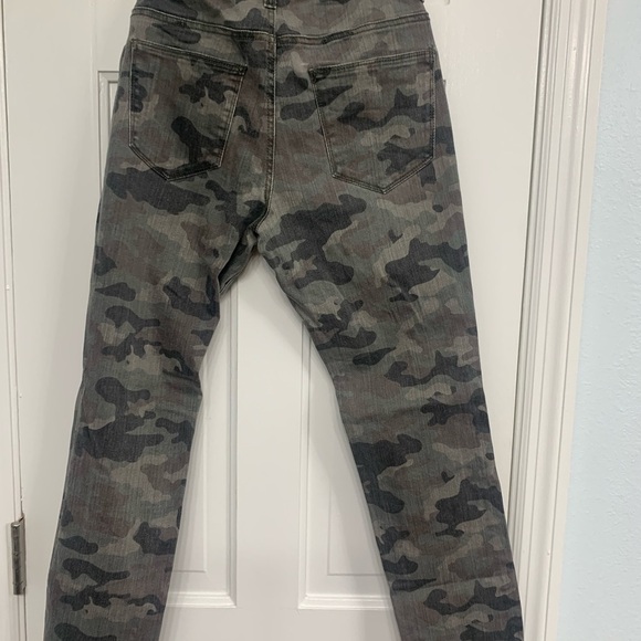 For the Republic Camo Skinny Denim Size 4 Grunge Boho 90’s Y2K Hippie - Picture 4 of 5